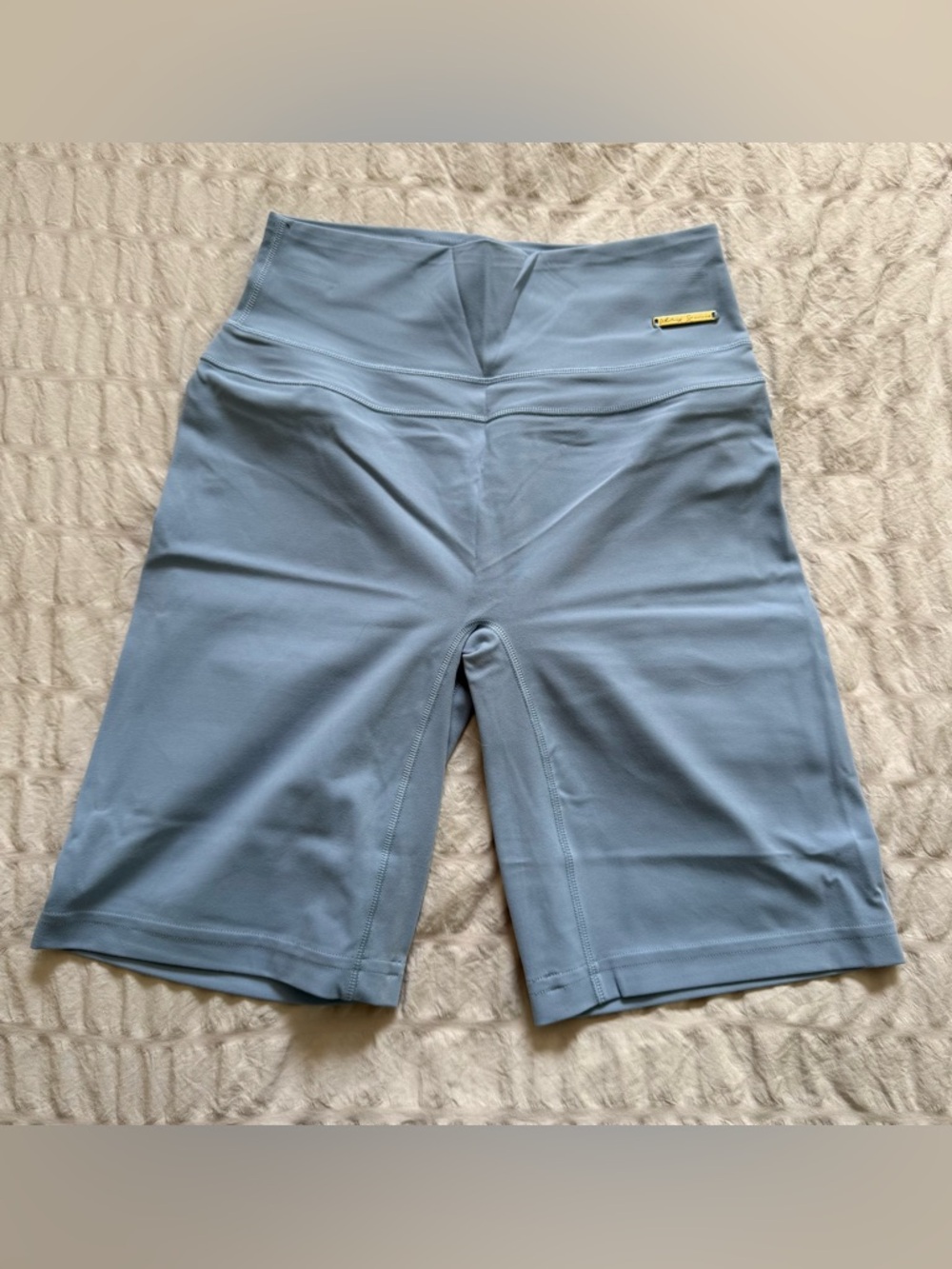 Whitney - Goal Blue High-Waist Cycling Shorts